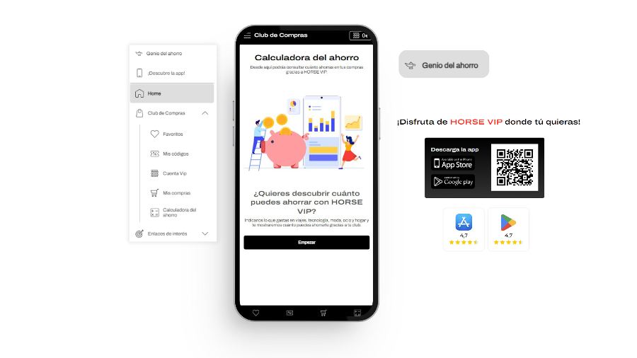Horse mobile app vip district